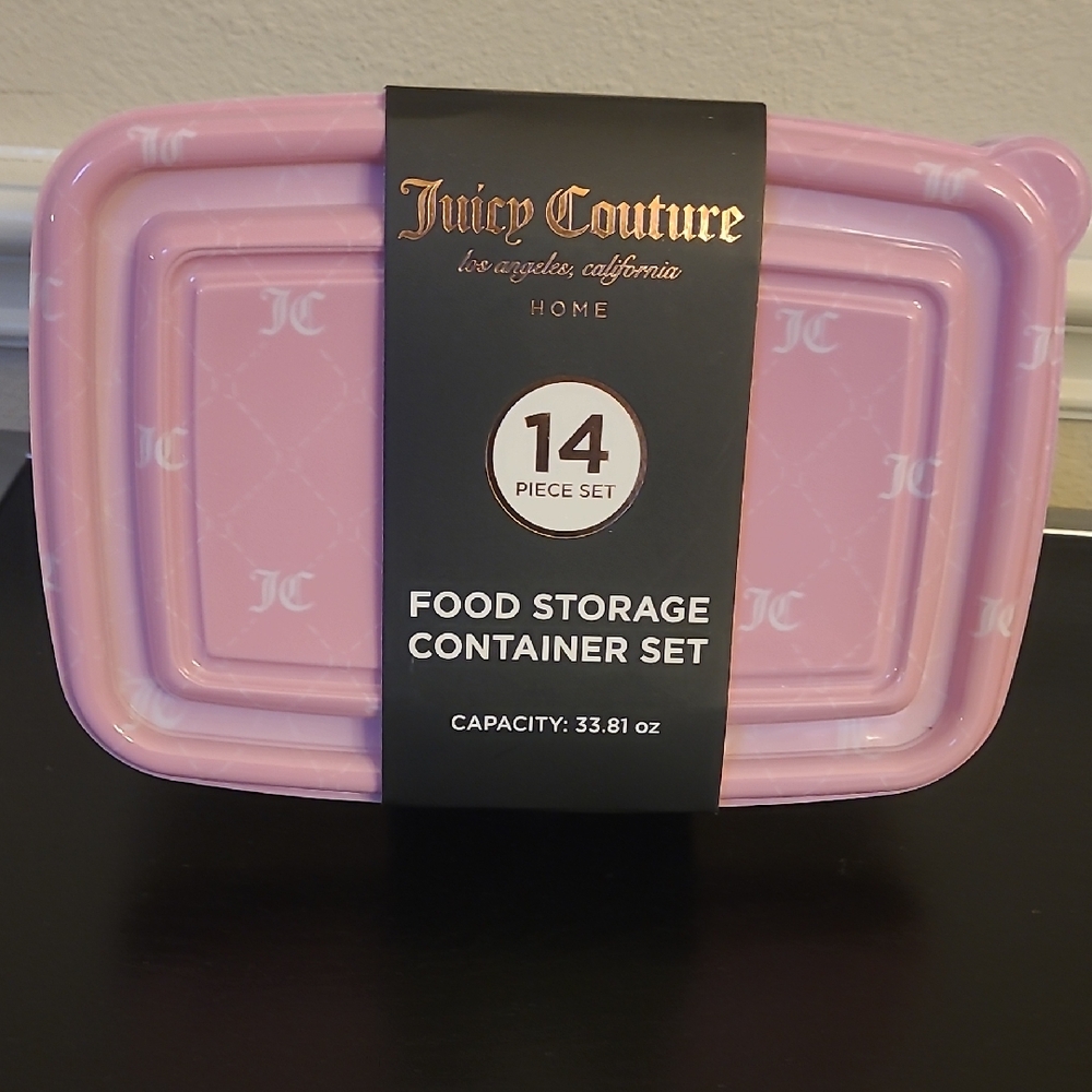 Juicy Couture Light Pink Food Storage Set